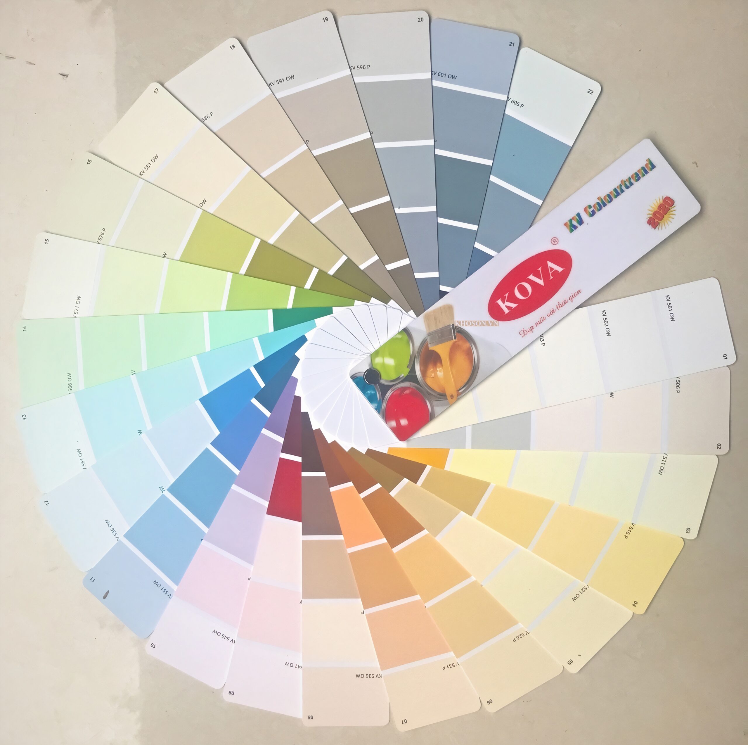 Bạn đang tìm kiếm bảng màu sơn Kova tại Thành phố Vinh, Nghệ An? Chúng tôi sẽ giúp bạn tìm thấy sự lựa chọn hoàn hảo cho ngôi nhà của bạn với bảng màu sắc đa dạng và phong phú của sơn Kova.